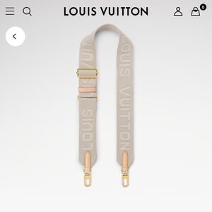 Authentic Louis Vuitton Jacquard Adjustable Shoulder Strap